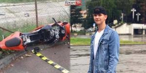 Tânăr de 17 ani din Reșița, mort după ce a intrat cu motocicleta într-un container