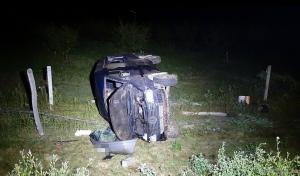 Un microbuz cu 9 români s-a răsturnat în Ungaria. Șoferul a adormit la volan