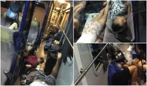 Zeci de elevi din Satu Mare plecaţi în tabără la Costineşti au dormit pe jos, în tren (video)
