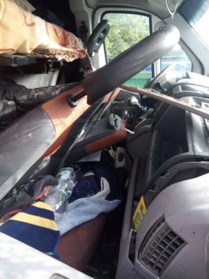 Un şofer român şi-a văzut moartea cu ochii, în Germania: "Trăiesc şi asta e tot ce contează!"