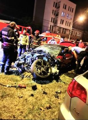 Fiul lui Gino Iorgulescu, accident cumplit cu un Aston Martin, în București