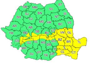 Alertă de viscol şi ninsori în România. 19 judeţe sunt sub cod galben de vreme severă, până la ora 22.00