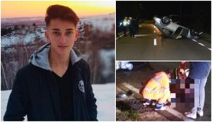 Un tânăr vâlcean a murit nevinovat la doar 19 ani, în mașina scăpată de sub control de prietenul lui