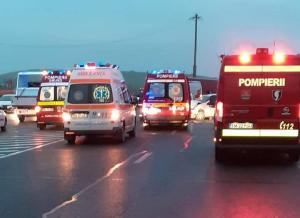 Accident teribil la ieșirea din Timișoara. O mamă și copilul ei de 3 ani, spulberați de un șofer intrat pe contrasens