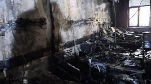 Primele imagini din secţia ATI Covid făcută scrum în incendiul care a ucis 8 pacienți, într-un spital din Turcia