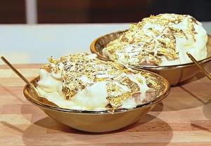 Rețete de dulciuri: Tiramisu cu foițe de aur