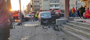 Accident cumplit la Baia Mare, mai multe victime după ce două maşini s-au izbit într-o intersecţie