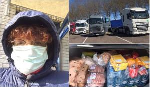 Șoferi de TIR blocați în parcări, în Olanda, Victoria, o româncă inimoasă, le-a dus pachete: "Plâng de bucurie"