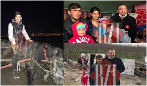 Cătălin Moroșanu, gest uriaș pentru Sergiu, tatăl din Iași plecat cu calul să își vadă fiul nou născut