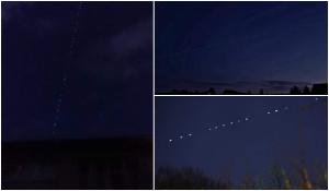 Lumini pe cer deasupra României, oamenii speriați nu știau ce văd: "Nici un zgomot nu se aude!" (video)
