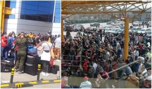 Dosar penal pentru aglomerația de pe aeroportul din Cluj, după ce aproape 2.000 de oameni s-au înghesuit să plece în Germania