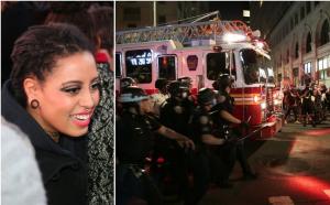 Fiica primarului din New York a fost arestată, poliția scrie pe Twitter că nu e lăsată să apere orașul de anarhiști