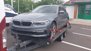 Român cu un BMW de lux pe platformă, abia cumpărat din Germania, lăsat fără mașină de vameșii maghiari, lângă Arad