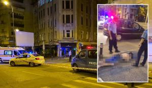 Un scandalagiu încătușat de mâini și de picioare de polițiști a murit după câteva zeci de minute, pe stradă, în București