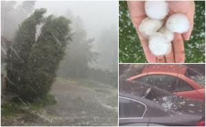 Alertă de furtuni, grindină și ploi torențiale în jumătate de țară. ANM a emis coduri galben și portocaliu în 26 județe