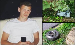 Andrei a murit după ce a zăcut ore bune pe marginea drumului. Prietenii l-au abandonat în mașina făcută zob într-o râpă