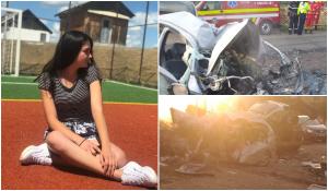 Roxana a murit nevinovată, la 19 ani, strivită în mașina lovită de o betonieră intrată cu viteză pe contrasens, în Suceava
