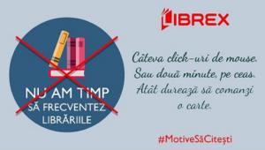 LIBREX lansează campania #Motivesacitești pentru promovarea cititului