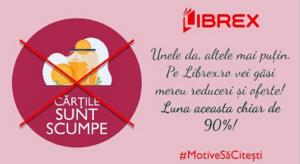 LIBREX lansează campania #Motivesacitești pentru promovarea cititului