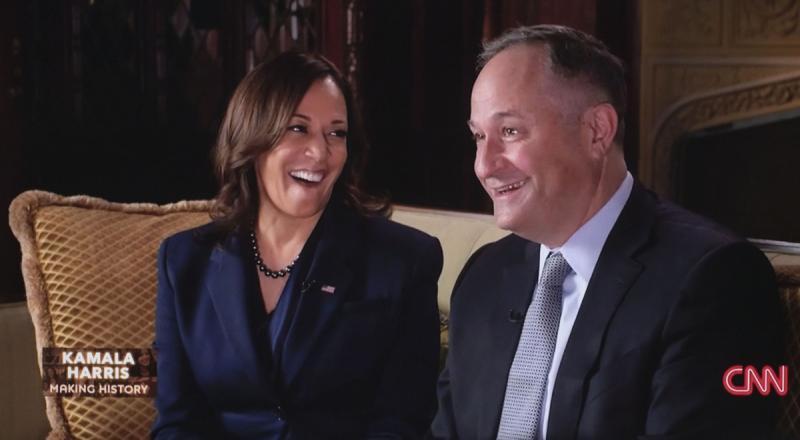 Kamala Harris este măritată din 2014 cu avocatul Doug Emhoff
