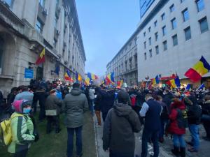 Protest la Ministerul Sănătății, după incendiul de la Institutul Matei Balș din Capitală