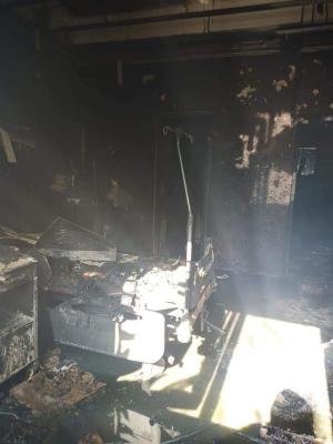 Primele imagini din interiorul Spitalului din Constanţa, devastat de incendiu
