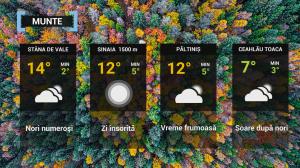 Prognoza meteo 20 octombrie 2021. Vreme frumoasă și plăcută în România, cu temperaturi maxime de 20° Celsius