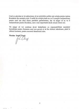 Nicolae Ciucă, scrisoare deschisă pentru partidele parlamentare pentru susţinerea armistițiului. Florin Cîţu: Toți liderii politici trebuie să semneze