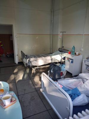 Scurgeri de oxigen într-un salon COVID din secția de boli infecțioase a Spitalului Municipal de Urgență Caransebeș