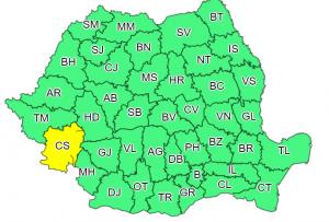 Alertă meteo de vijelii puternice în toată țara. ANM anunță rafale de 100 km/oră în sudul județului Caraș-Severin