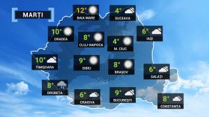 Vremea 16 noiembrie 2021. Mai frig în sudul și estul României, temperaturile maxime nu vor depăși 13° Celsius