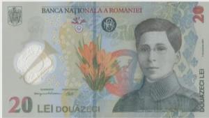 Bancnota de 20 de lei, primele poze oficiale. Când apare pe piaţă prima bancnotă pe care apare o personalitate feminină