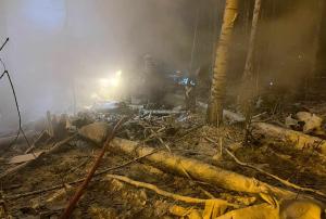 Un avion cargo Antonov An-12 s-a prăbușit și a luat foc, în Siberia. Sunt mai mulți morți. Imagini de la locul tragediei aviatice