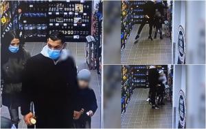 Un bărbat din Cluj, surprins de camere când fură telefonul unui angajat în timp ce se afla la cumpărături cu copiii săi