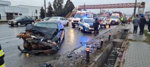 Accident grav de circulaţie la Potigrafu, în Prahova. O femeie de 72 de ani a murit pe loc