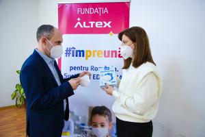 (P) Fundația Altex a livrat către Inspectoratele Școlare Județene toate cele peste 540.000 de echipamente de protecție ridicată în valoare de peste 1 milion de euro