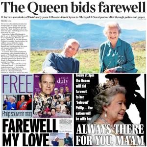 Cum titrează presa din Marea Britanie funeraliile prințului Philip