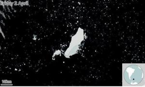 Imagini din satelit. Cel mai mare ghețar din lume nu mai există. A-68 s-a rupt în bucăți și se topește