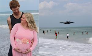 Un avion s-a prăbuşit în timpul unei şedinţe foto pe plajă. Un cuplu sărbătorea venirea pe lume a bebeluşului lor