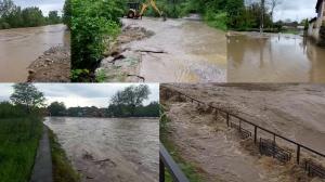 Potop peste România: sute de gospodării au fost măturate de ape