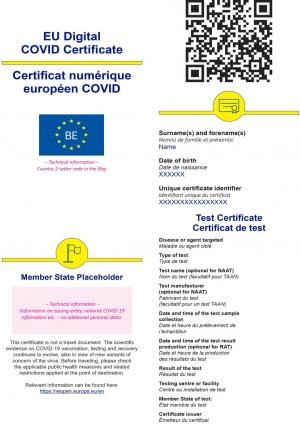 Certificatele digitale UE pentru călătorie, testate cu succes în România. Cum arată cele trei tipuri de "paşaport verde" - FOTO