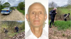 Scriitorul Alexandru Cristea a dispărut de acasă. Zeci de polițiști, câini și voluntari l-au căutat pe câmpurile și dealurile din Bobâlna