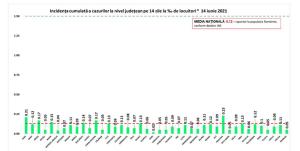 Bilanț coronavirus în România, 14 iunie. 50 de cazuri noi și 10 decese, în ultimele 24 de ore