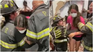 Adolescentă de 14 ani, salvată de pompieri după ce fratele mai mic a blocat-o accidental într-un seif vechi de bancă, în SUA - VIDEO