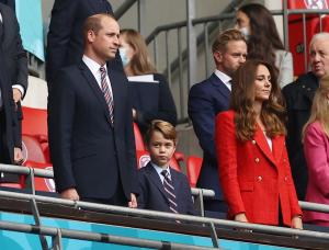 Prințul George, momente adorabile la meciul Anglia - Germania. Micul prinț s-a bucurat de victorie, alături de fanii englezi