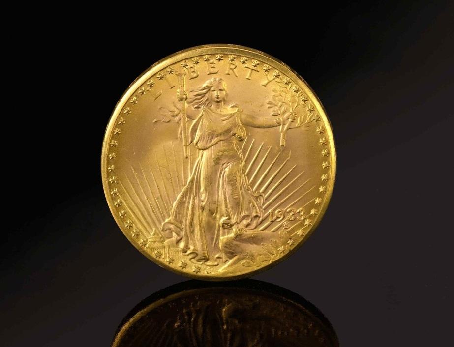 O monedă americană din aur, vândută la New York pentru 18,87 milioane de dolari, un record