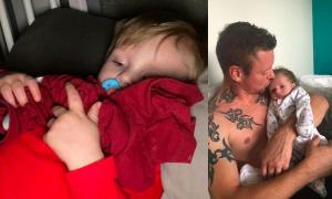 Un băieţel de doi ani doarme în fiecare noapte cu tricoul tatălui în braţe, aşteptându-l să iasă din închisoare, în Anglia: „Când sună telefonul, el spune «tată-tată»"