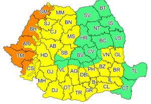 Alertă meteo de caniculă în Bucureşti şi 29 de judeţe, în următoarele 48 de ore. Cod portocaliu în vestul ţării
