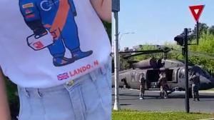 Bucureștenii au privit îngroziți aterizarea forțată a elicopterului militar: ”Colega mea era cât pe ce să primească o paletă în faţă”