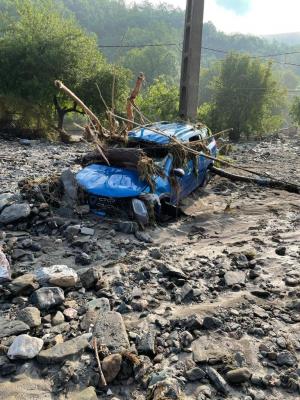 Imaginile dezastrului la Ocoliş, în Alba. A plouat în 10 ore cât pentru jumătate de an